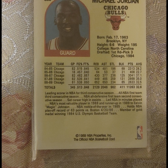 Michael Jordan playing card - Picture 3 of 4